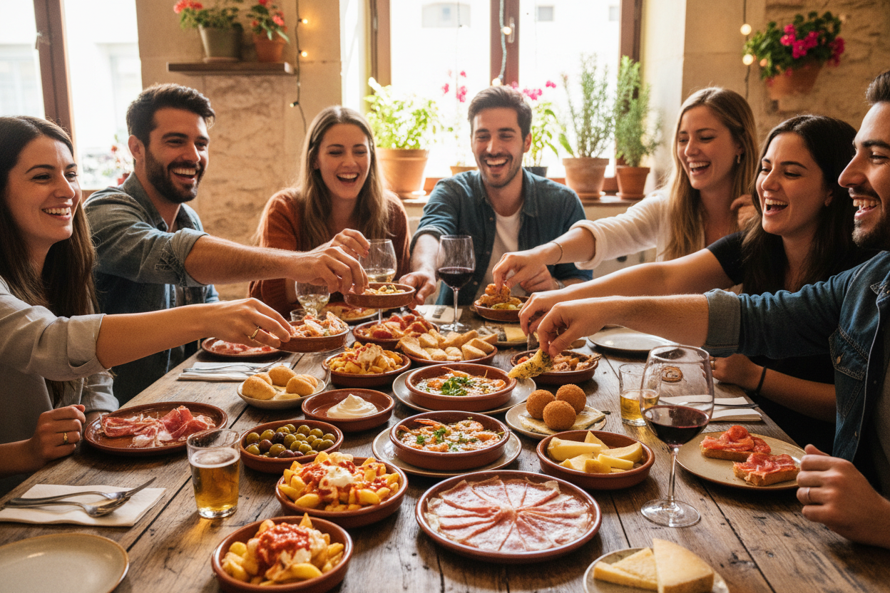 Tapas Time Menu £67.00 per person
